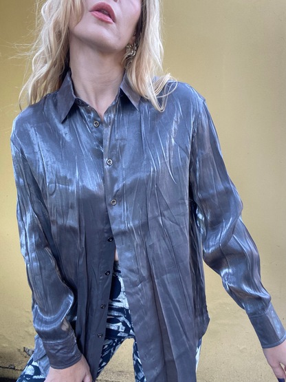 RUNWAY shimmery shirt