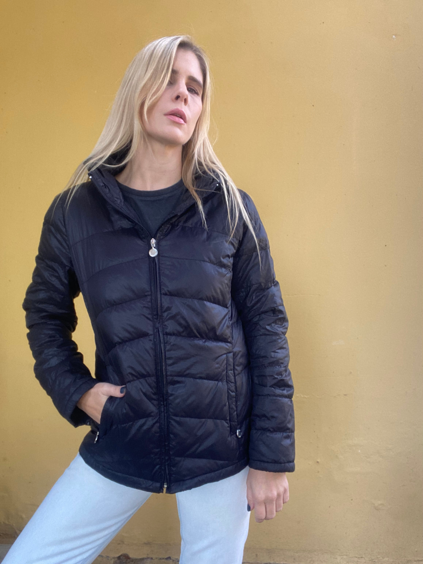 Calvin Klein black lightweight down puffer jacket