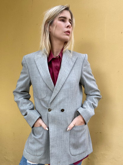 St Louis grey Trevira blazer