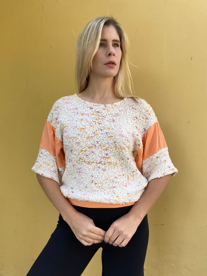 Handmade vintage knitted top