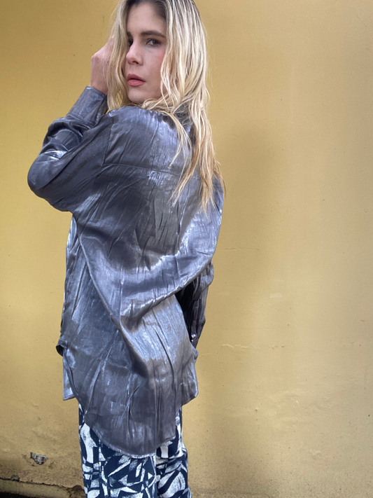 RUNWAY shimmery shirt