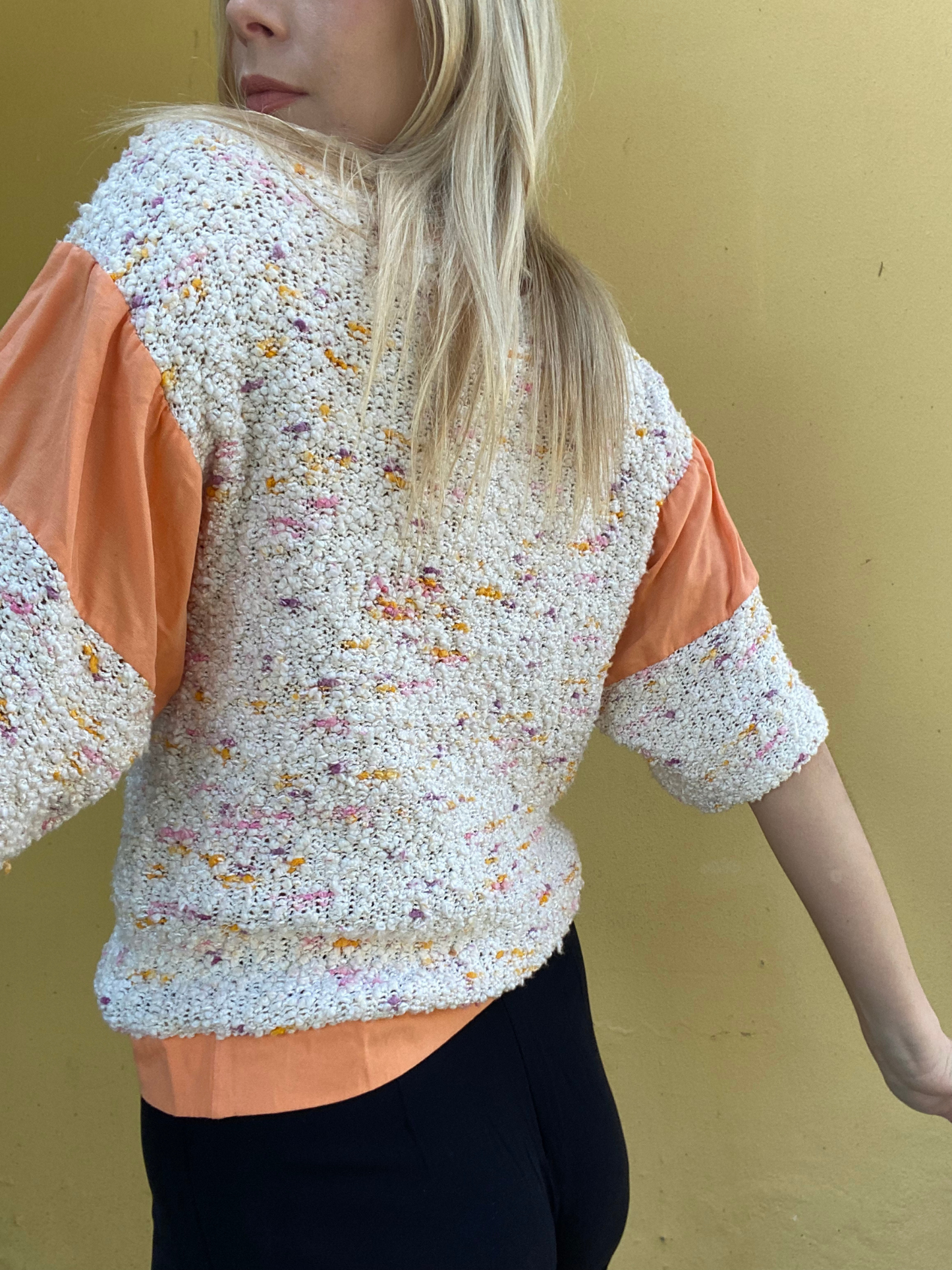 Handmade vintage knitted top
