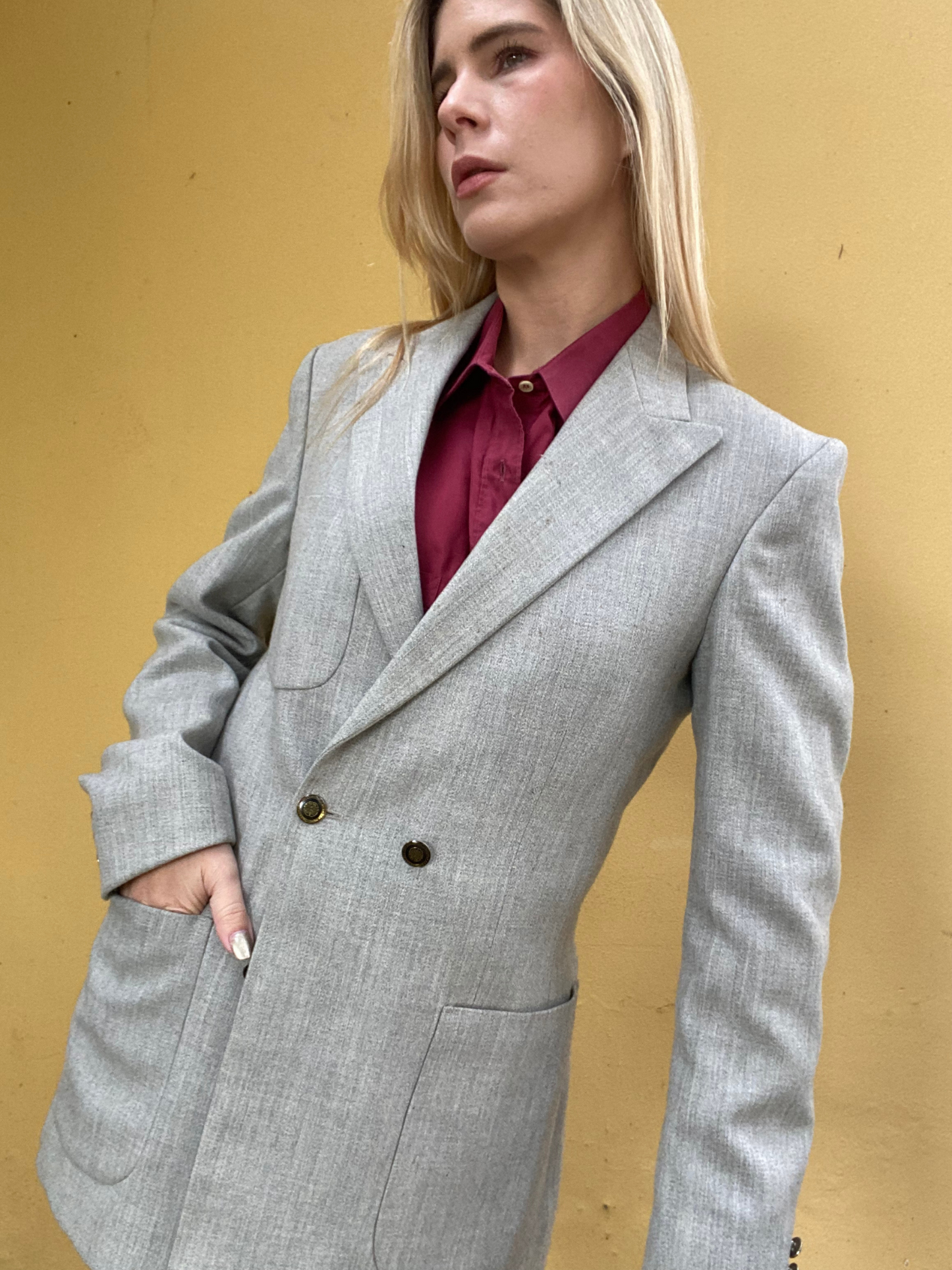 St Louis grey Trevira blazer
