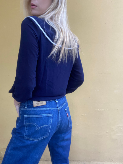 Navy blue blouse by CHLOE