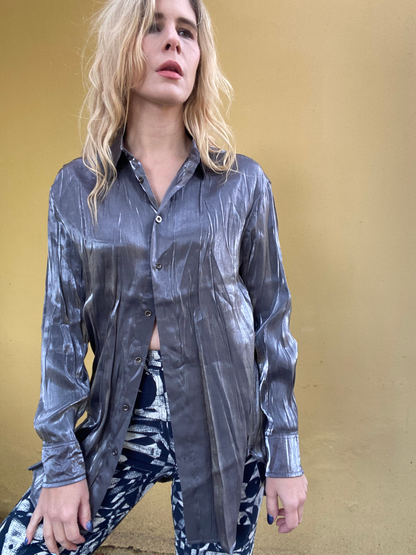 RUNWAY shimmery shirt