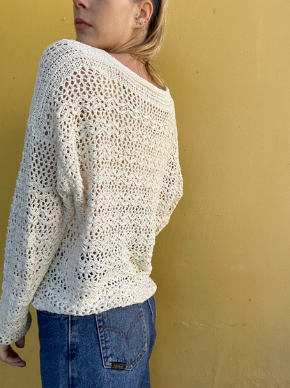 MANGO crochet cardigan