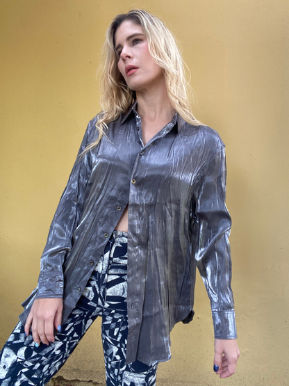 RUNWAY shimmery shirt