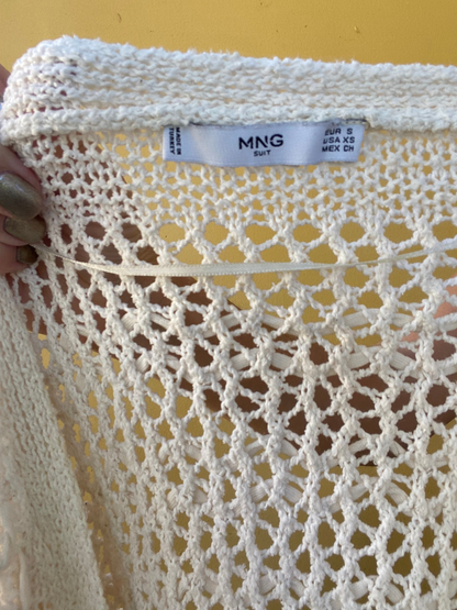 MANGO crochet cardigan